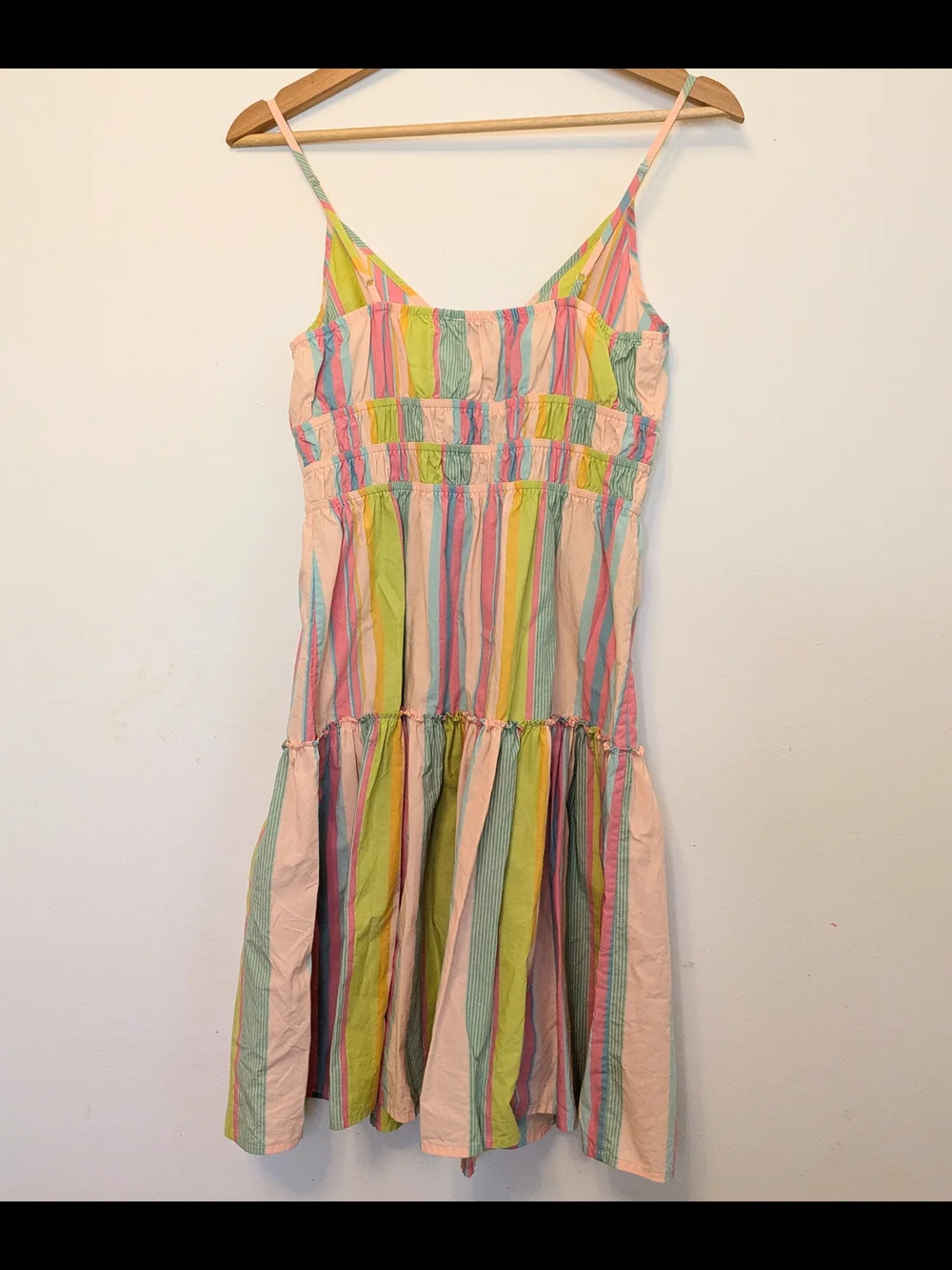 Pastel Stripe Spaghetti Strap Sundress - Multi Rails Womens Carmen Mini Dress XS - Picture 6 of 6